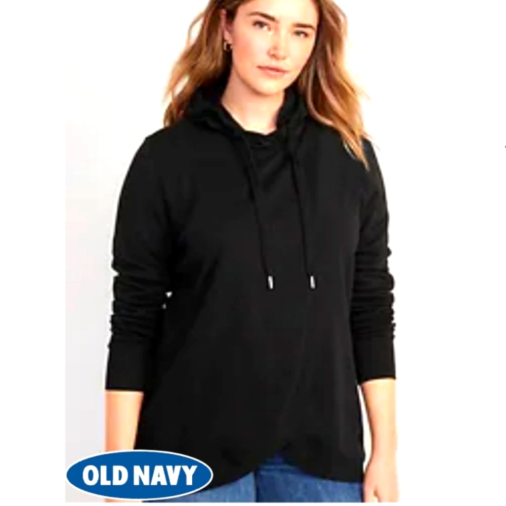 Maternity nursing hoodie sweatshirt tulip cross front xxl